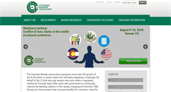 Desktop Screenshot of coloradobankers.org